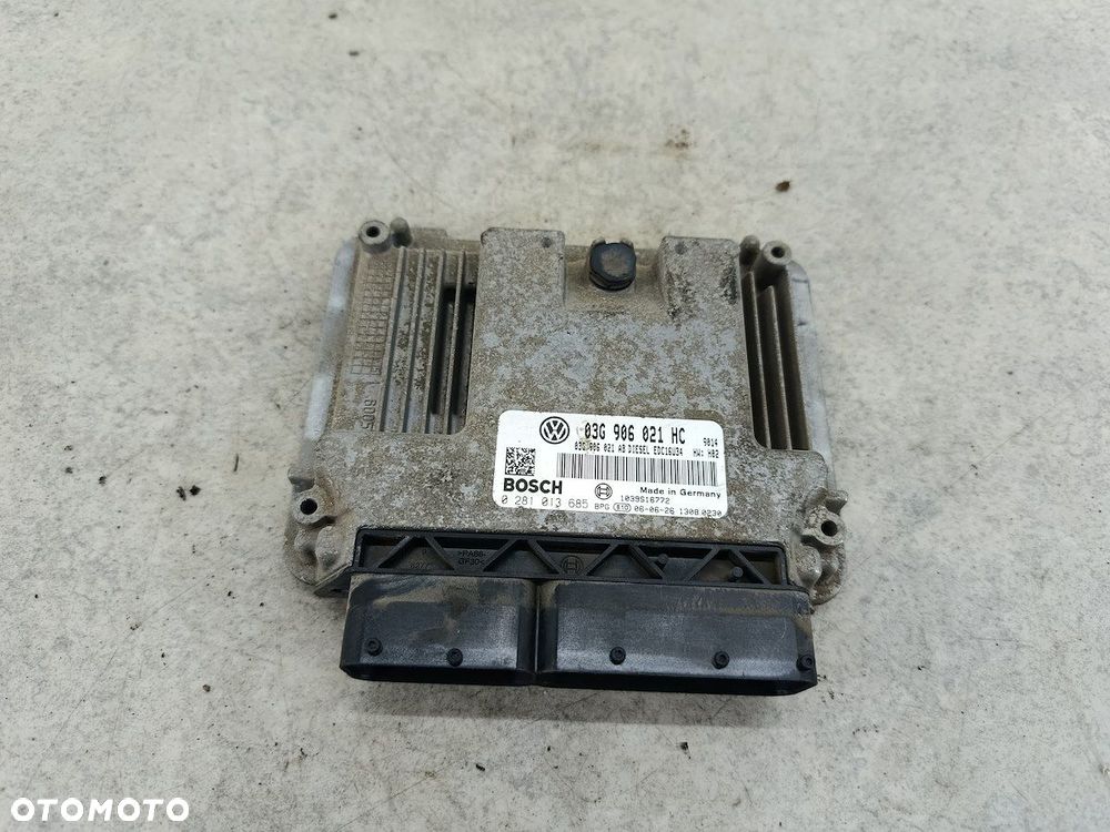 KOMPUTER, STEROWNIK VW GOLF PLUS I 03G906021HC 0281013685   1.9 TDI 105KM - 3