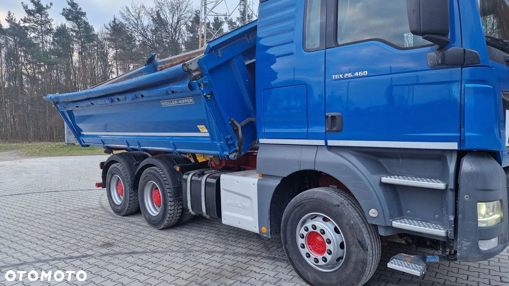 MAN TGS 26.460 Meiller kipper z Niemiec - 9