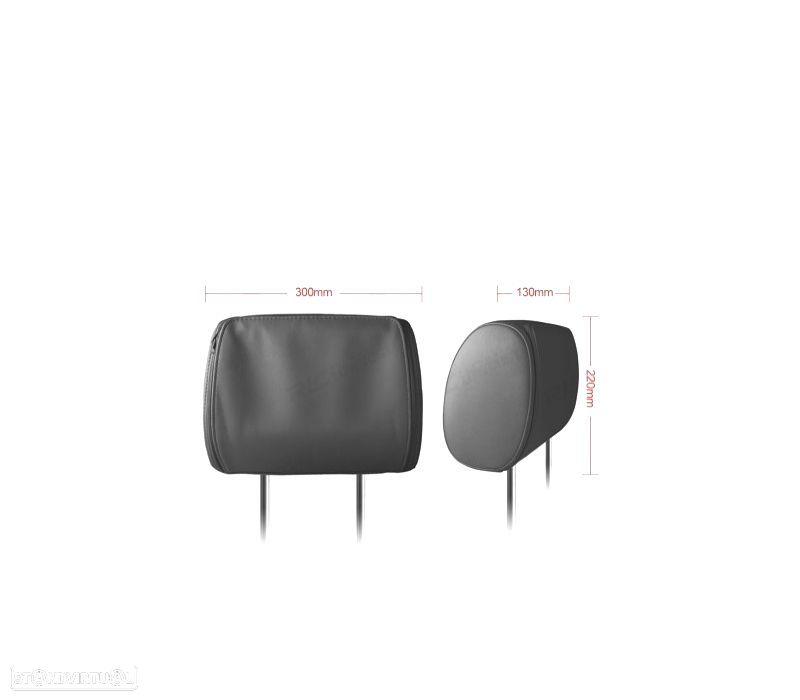 ENCOSTO DE CABEÇA MULTIMEDIA DVD 9 PULGADAS COR EM PRETO - 7