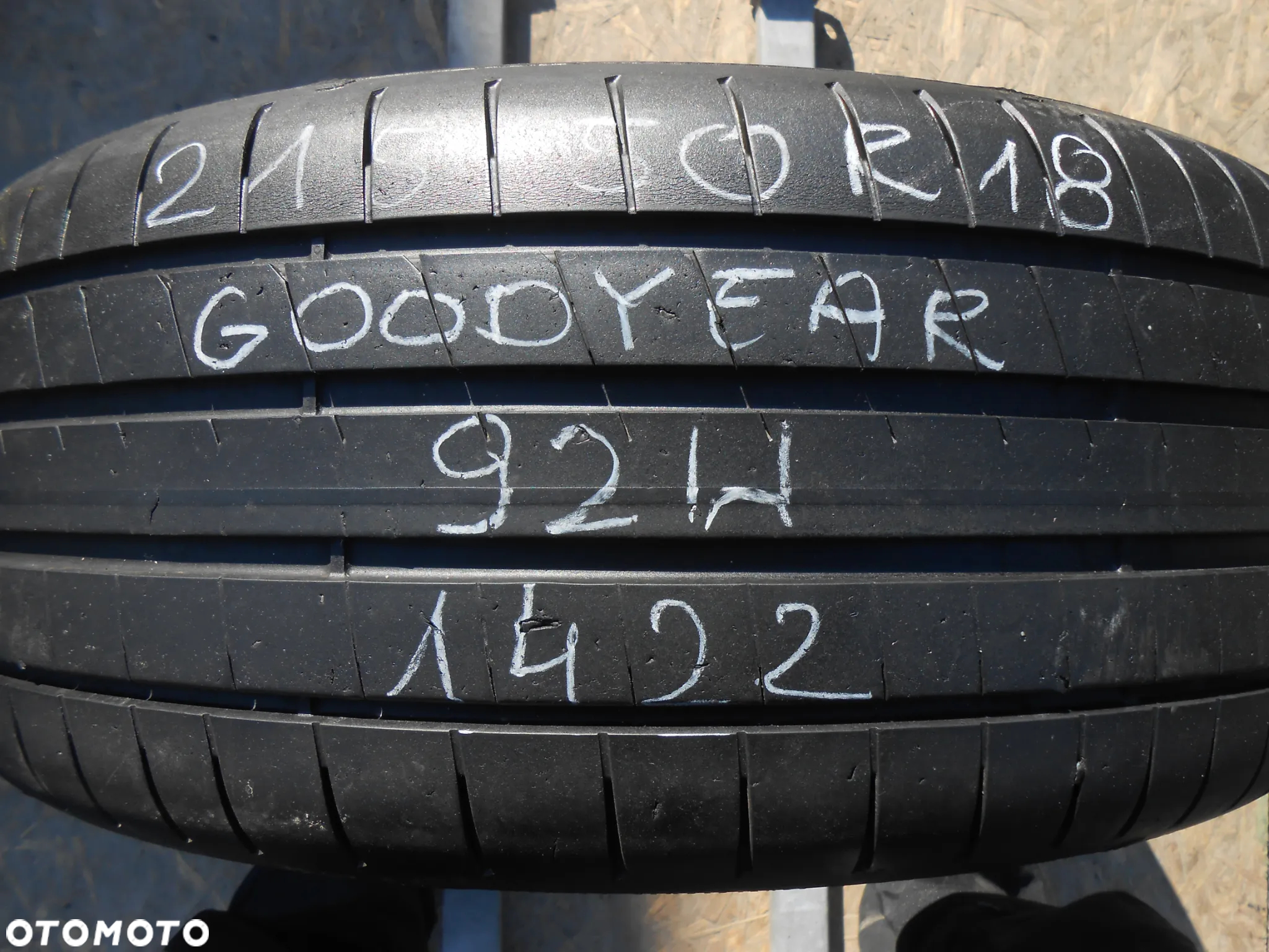 OPONY 215/50R18 GOODYEAR EAGLE F1 ASYMMETRIC 6 DOT 1422 7.3MM - 2