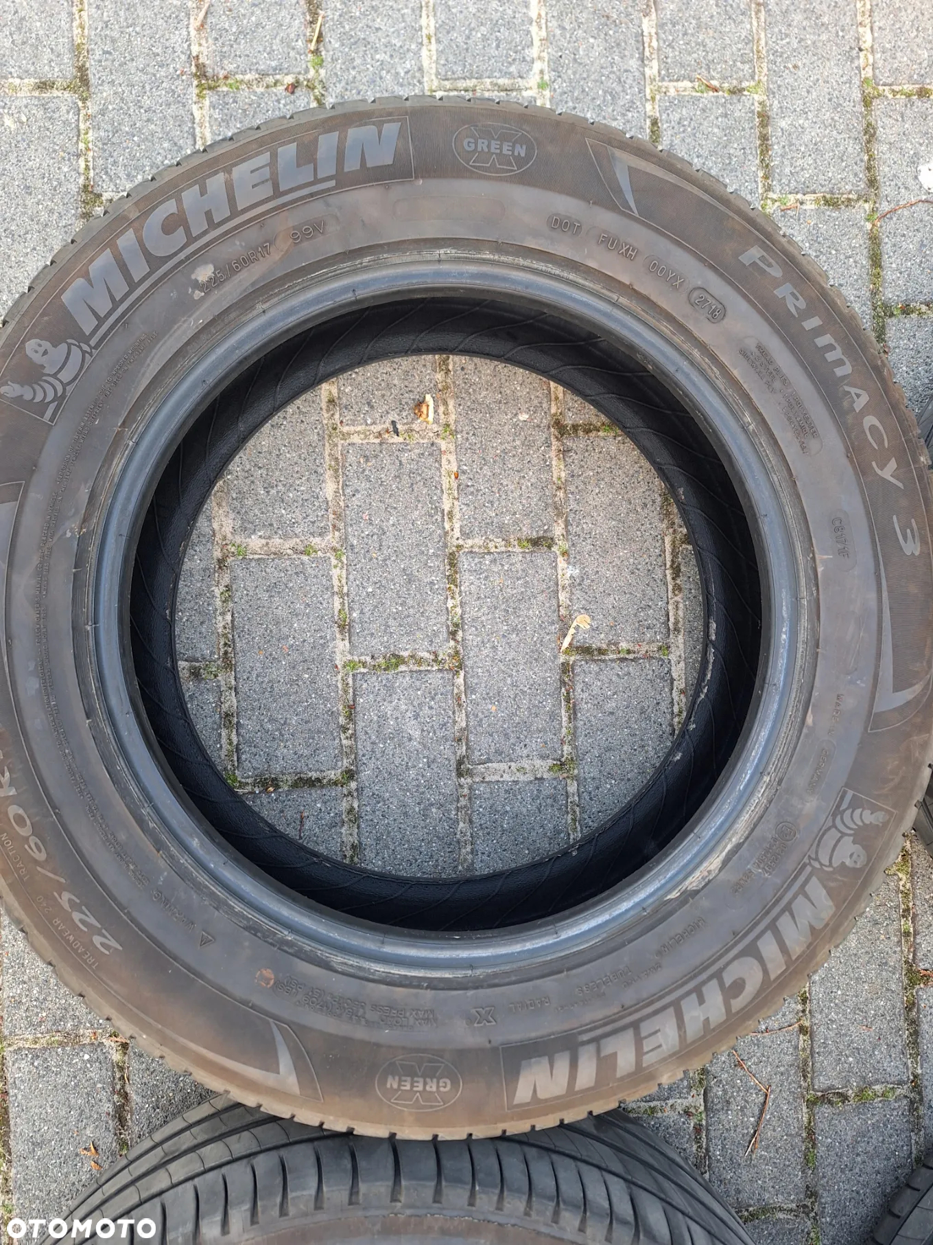 4 szt. opon letnich Michelin primacy 3, rozmiar 225/60/R17, outback - 2
