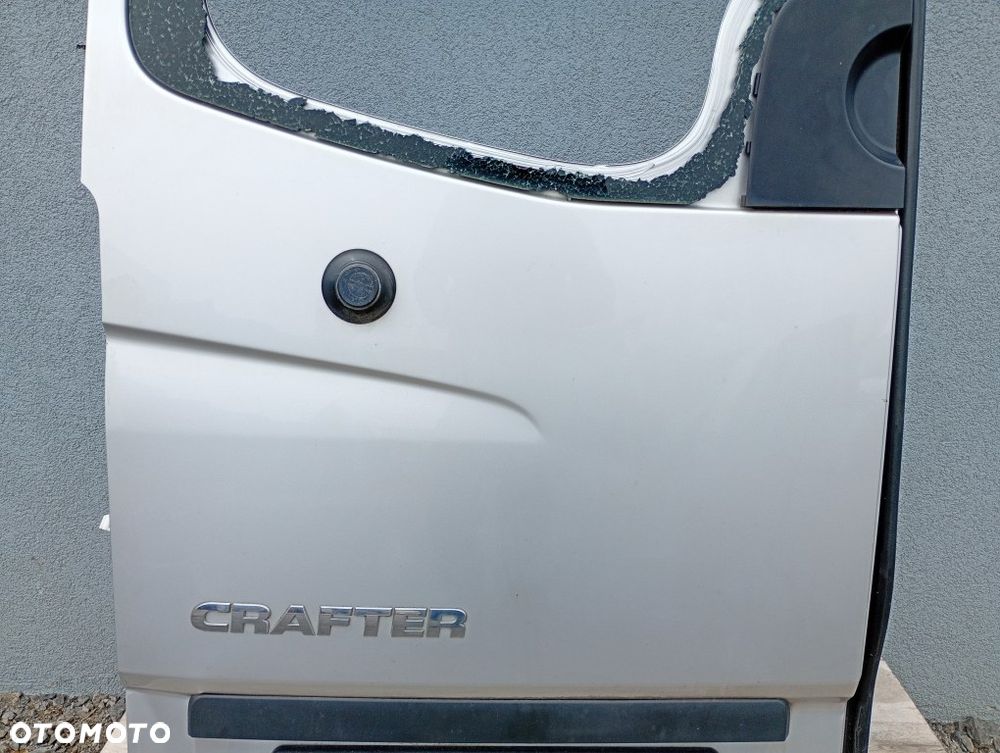 drzwi tylne lewe tył kompletne mercedes sprinter w906 crafter max l2h2 l3h2 srebrny met. - 7