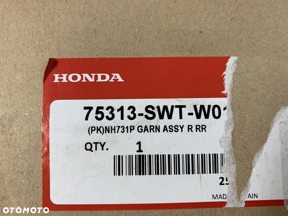 NOWA ORYGINALNA LISTWA DRZWI PRAWA TYLNA HONDA CRV CR-V III 3 06-12 75313-SWT - 7