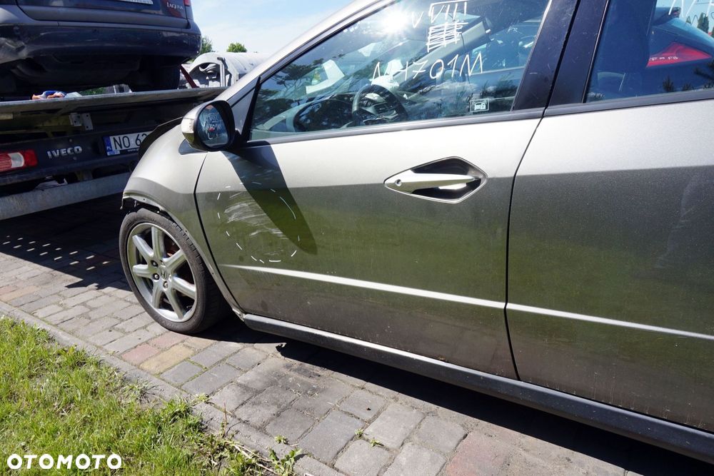 DRZWI PRZEDNIE LEWE CIVIC VIII 5D HB NH701M  SZARY HONDA 2006-2010 - 2