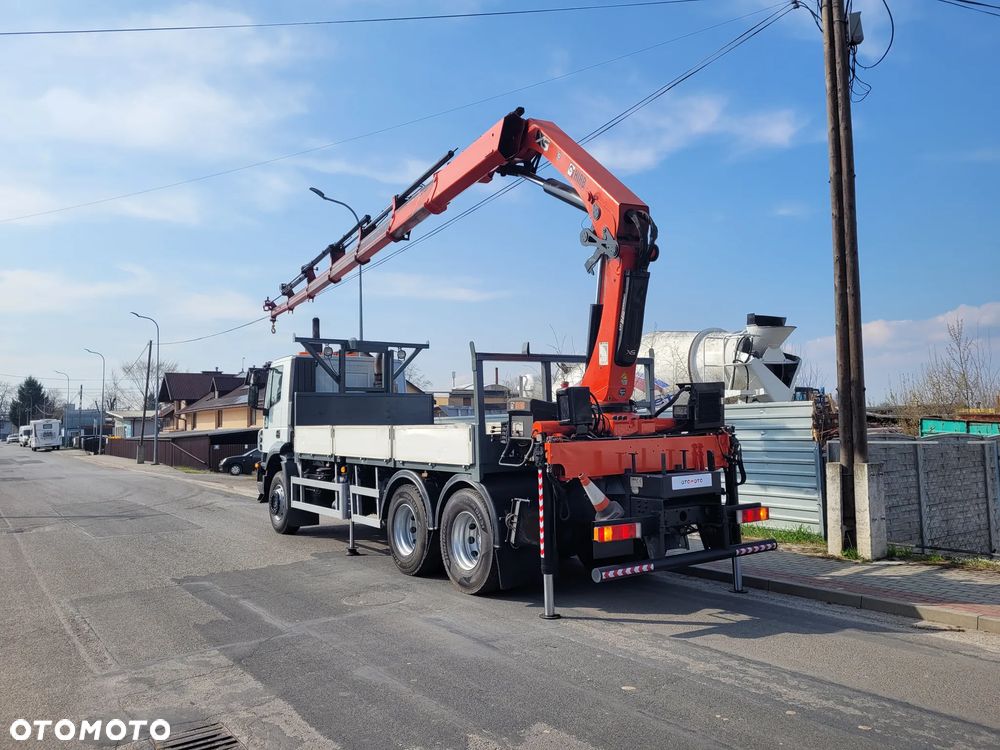 Iveco TRAKKER 260T36 6x4 HIAB 288 E-6 16m 6 WYSUWÓW PILOT HDS RADIOWY MOCNY ŻURAW DŹWIG KLIMA DUŻY - 5