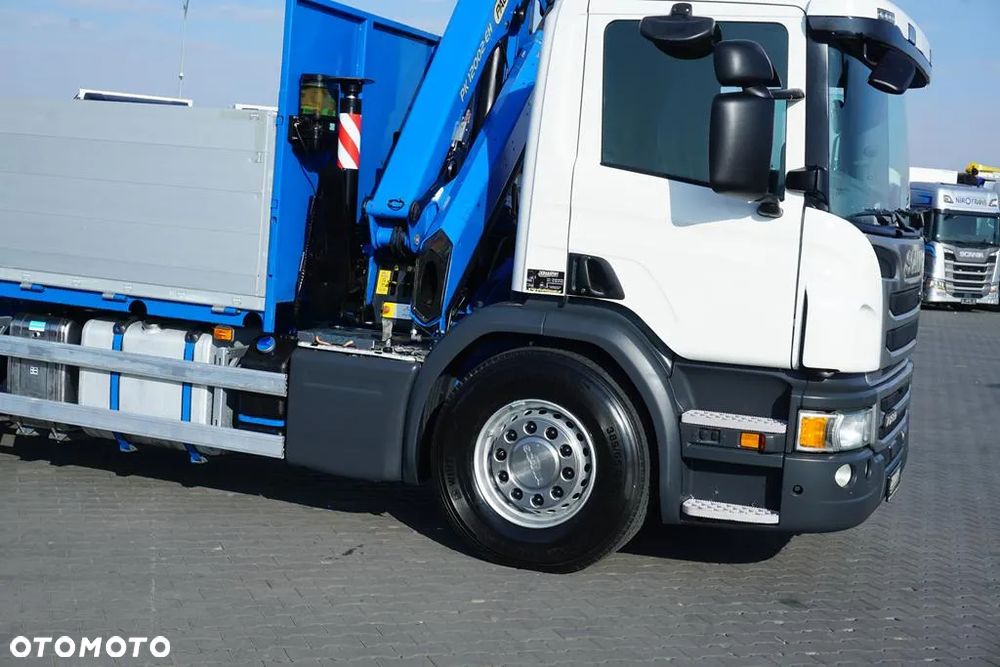 Scania / P 250 / ACC / SKRZYNIOWY + HDS + WINDA / PALFINGER PK 12 002 - EH B / WYSIĘG 10 M - 33