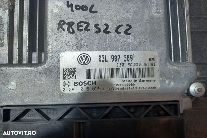 Calculator motor ECU 03L907309 0281015029 - 2.0 TDI 03L907309 0281015 - 2