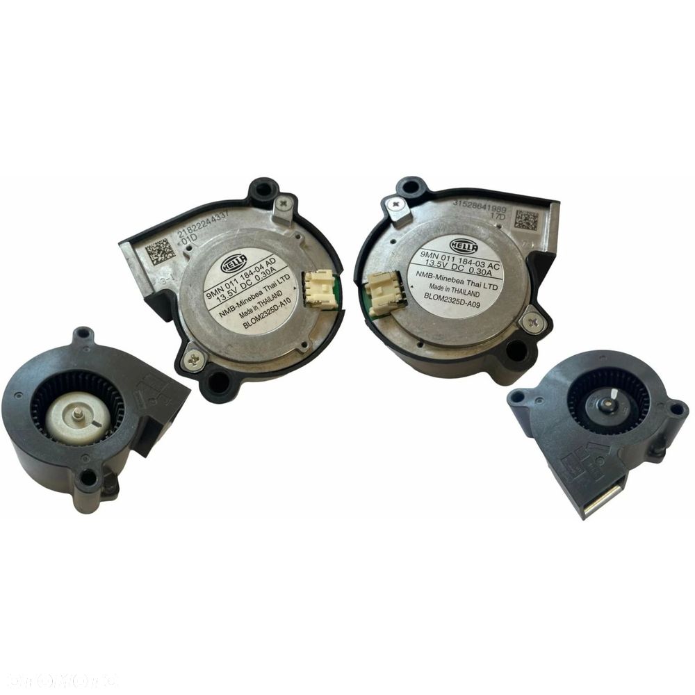 WENTYLATOR LAMPY LEWY PRAWY LED Matrix wentylatorek Audi A6 A7 A8 D4 Q5 - 1