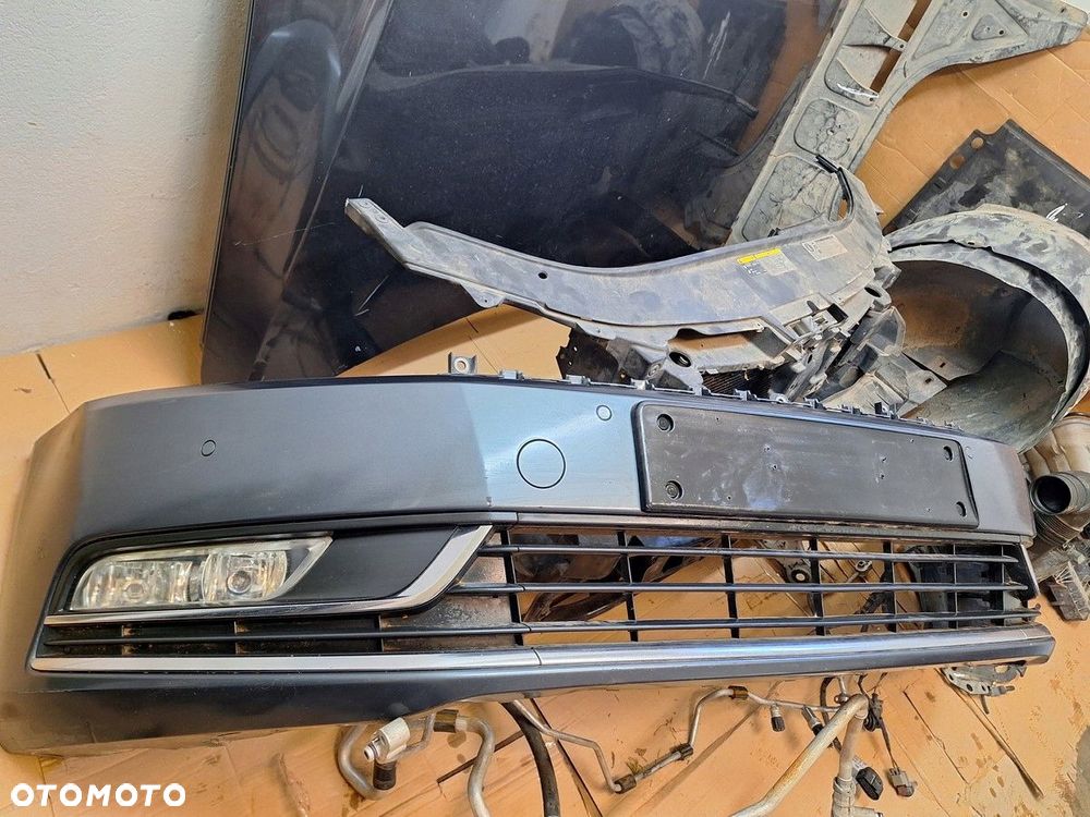 vw passat b7 2010- maska zderzak przod chlodnice kompletny przod demontaz - 1