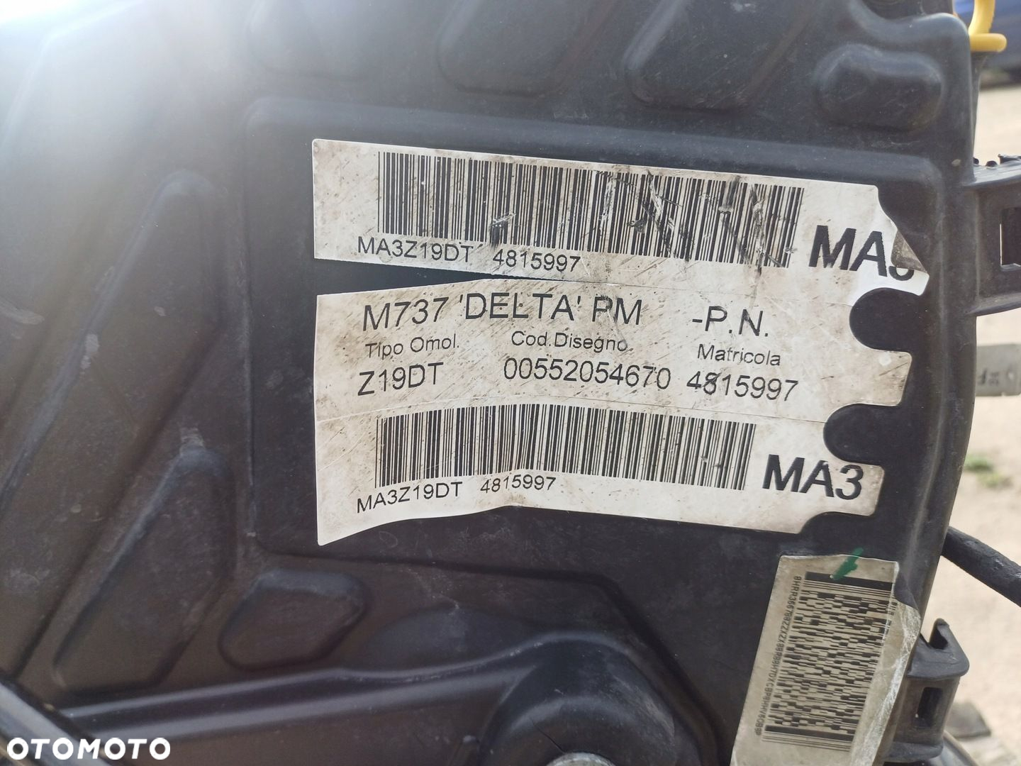 Silnik motor OPEL ZAFIRA B 1.9CDTI 05-08R - 3