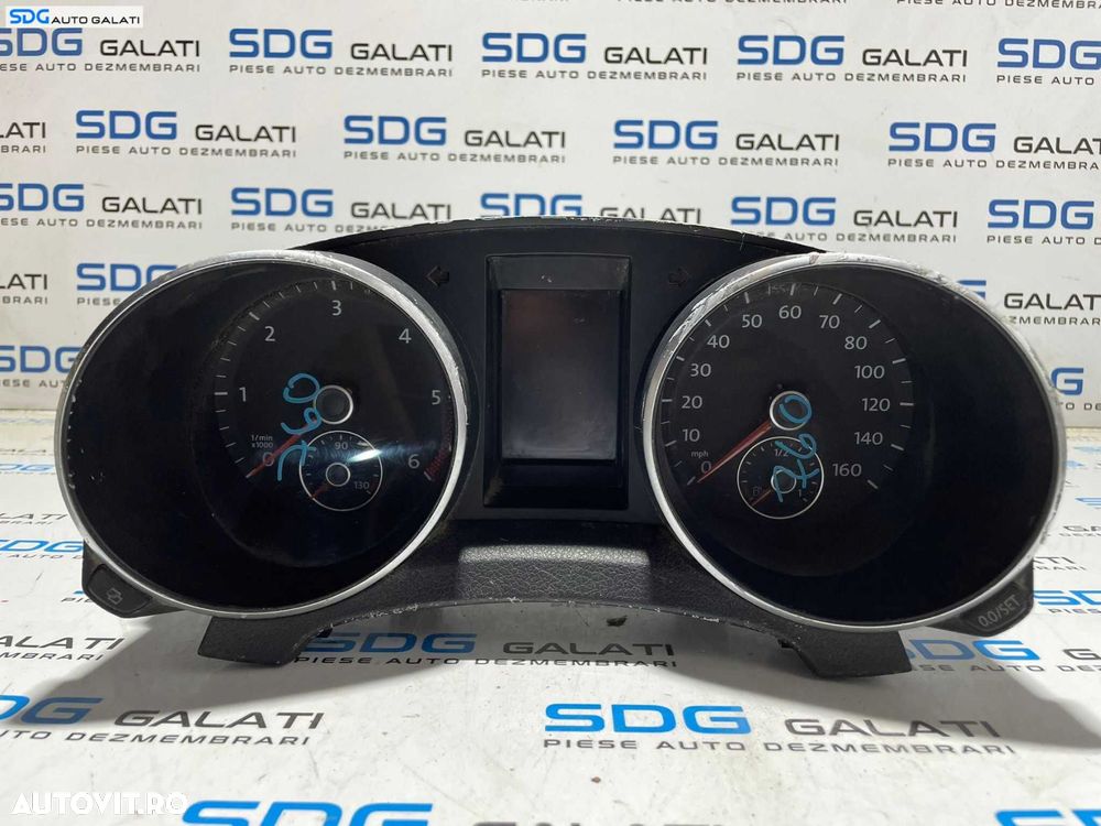 Kit Pornire ECU Calculator Motor Bosch Ceas Ceasuri Bord Cheie Chei CIP Imobilizator Volkswagen Golf 6 2.0 TDI CBD CBDC 2008 - 2013 Cod 03L906022LF 0281015420 [L3052] [L3053] - 2