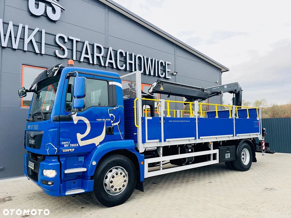 MAN TGM TGS TGL 18.250 // 4x2  // org. Przebieg 143tys. Km // HDS dzwig żuraw kran Krane // Stan idealny - 2