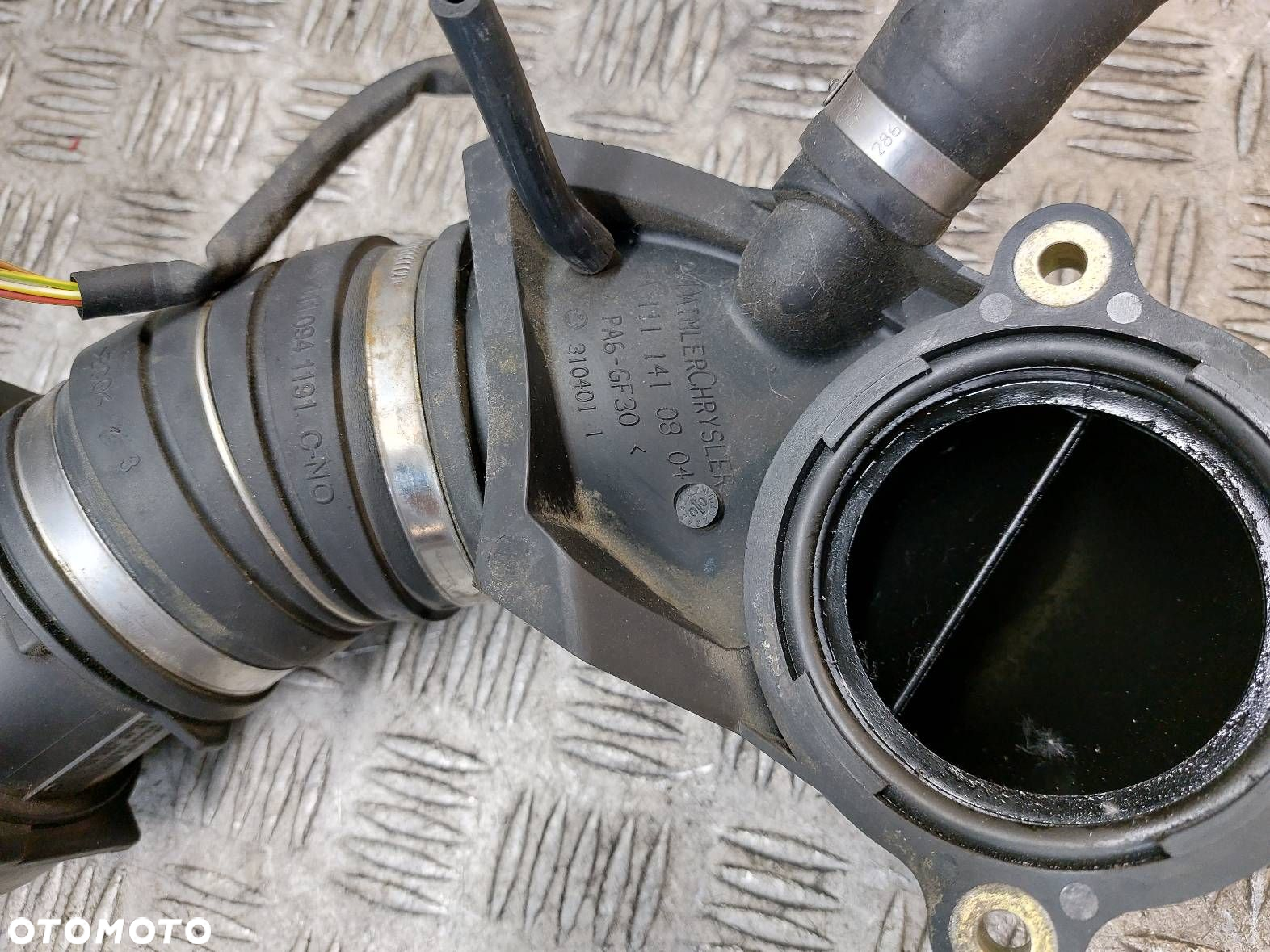 DOLOT FILTRA POWIETRZA + PRZEPŁYWOMIERZ MERCEDES W210 2.0 KOMPRESSOR - 4