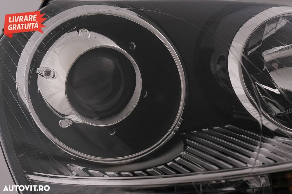 Bara Fata cu Faruri VW Golf 5 V Mk5 (2003-2007) Jetta (2005-2010) GTI Design- livrare gratuita - 4