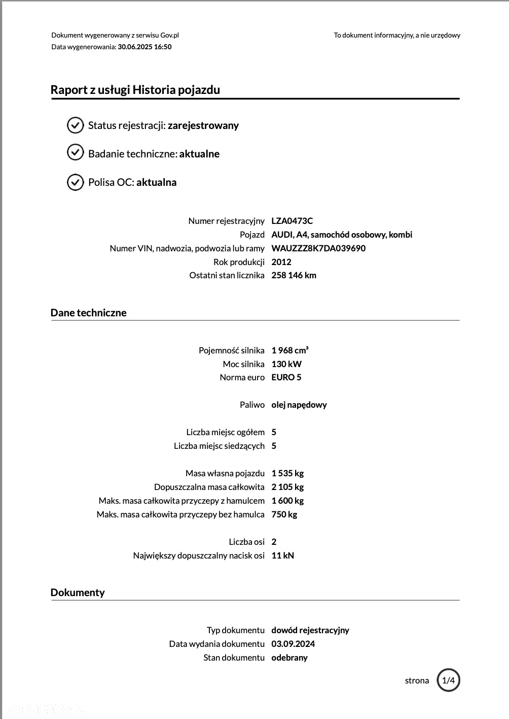 Audi A4 2.0 TDI - 40