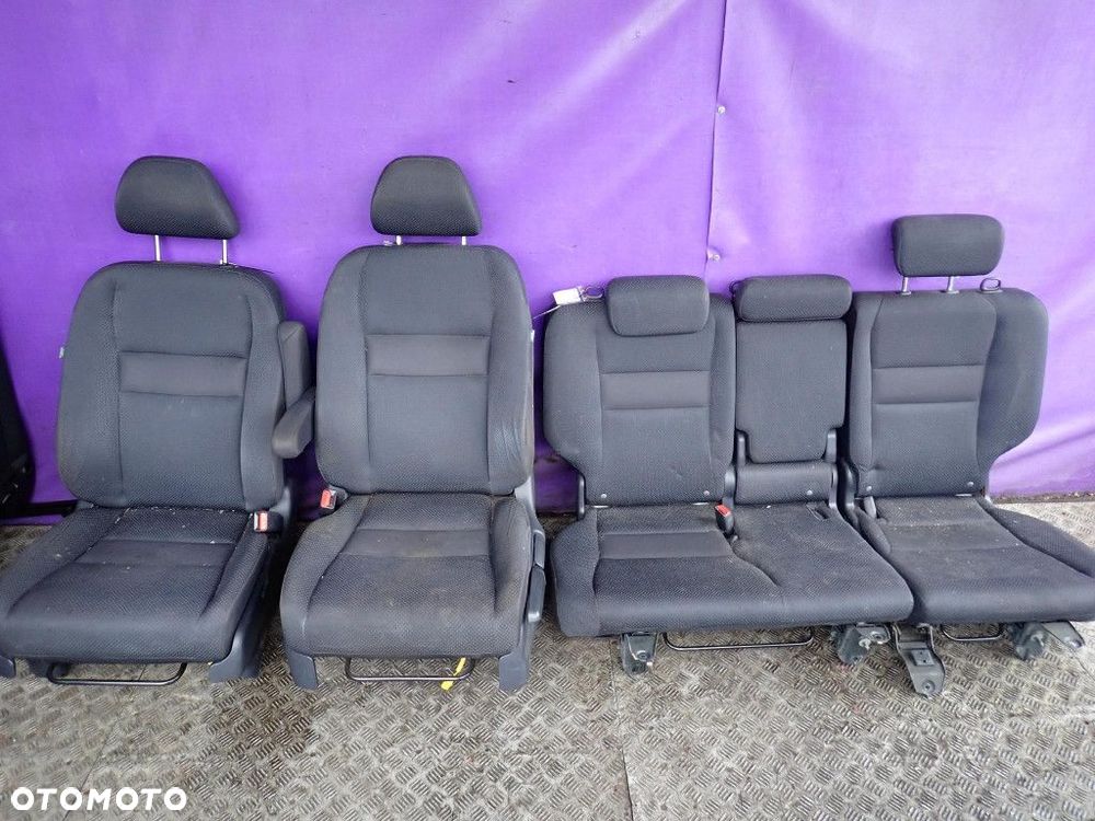 HONDA CR-V III 06- FOTELE KOMPLET PRZÓD LEWY PRAWY GRZANE TYŁ KANAPA EUROPA - 2