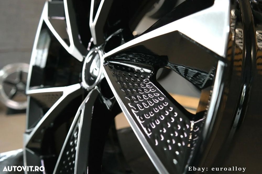 Jante AUDI A6 A7 A8 Q3 Q5 Q7 Q8 22 R22 Black Machined Face - 5