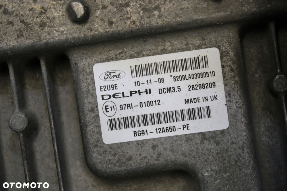 FORD MONDEO MK4 2.0 TDCI EURO 5 KOMPUTER SILNIKA STEROWNIK BG9112A650PE - 4