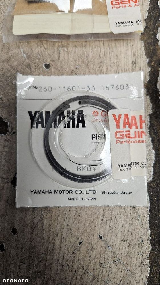 Tłok pierścienie sworzeń Yamaha RD50 DT50  353-11630-31 - 3