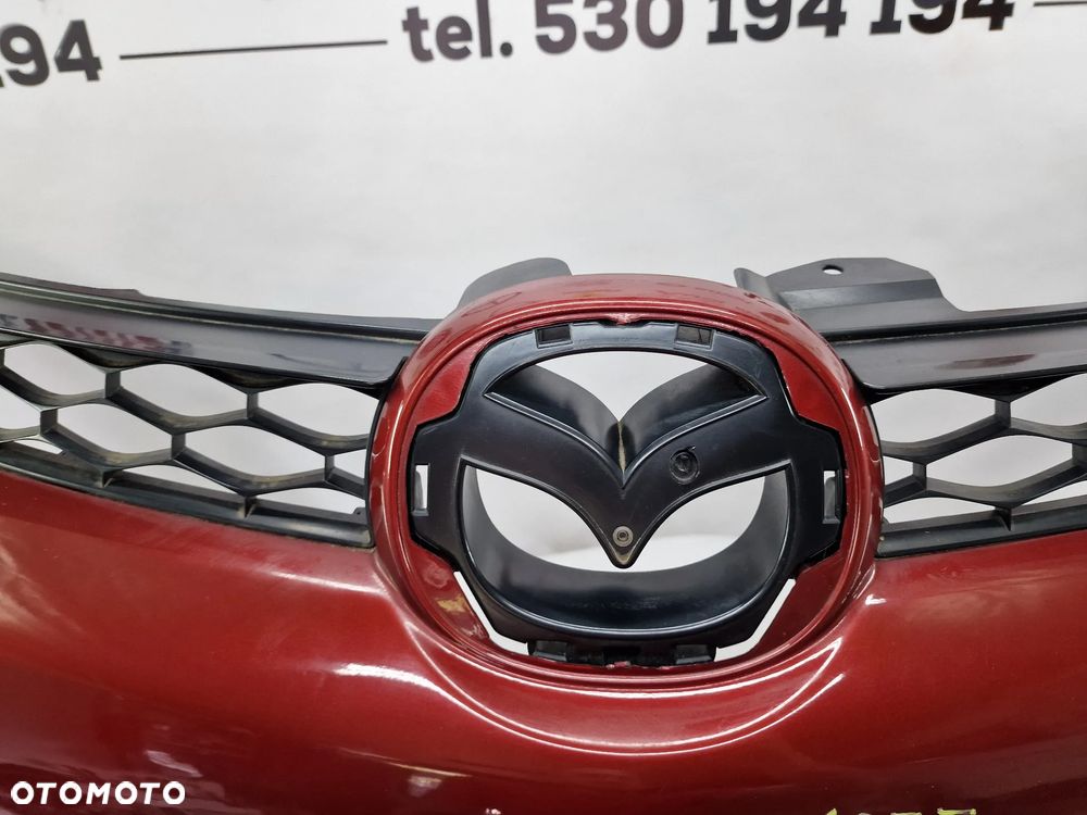 MAZDA CX7 CX-7 LIFT 09- ZDERZAK PRZEDNI PRZÓD NA SPRYSKI + ATRAPA + KRATKA ŚRODKOWA , NR EH44-50031 , NR AUKCJI NZ1055 - 10