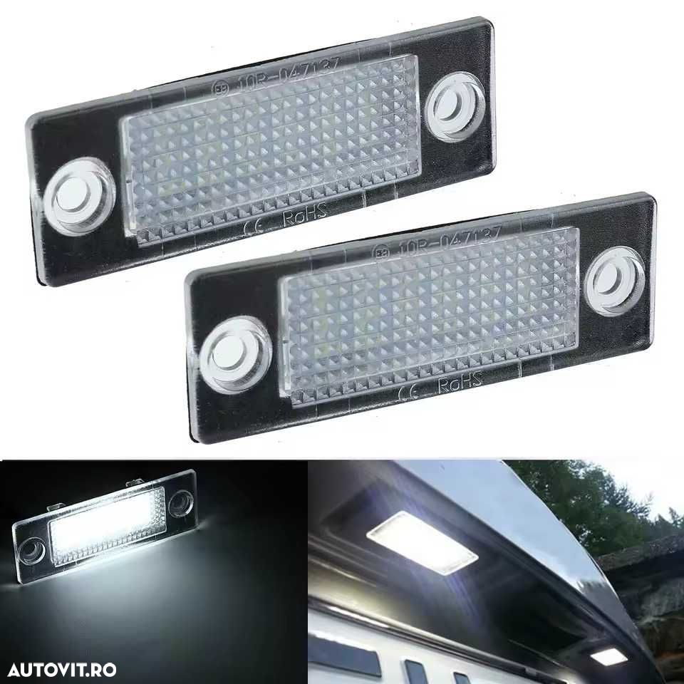 Lampi Numar LED Portbagaj VW Golf 5, Jetta MK5, Passat B5.5 B6 Superb - 2