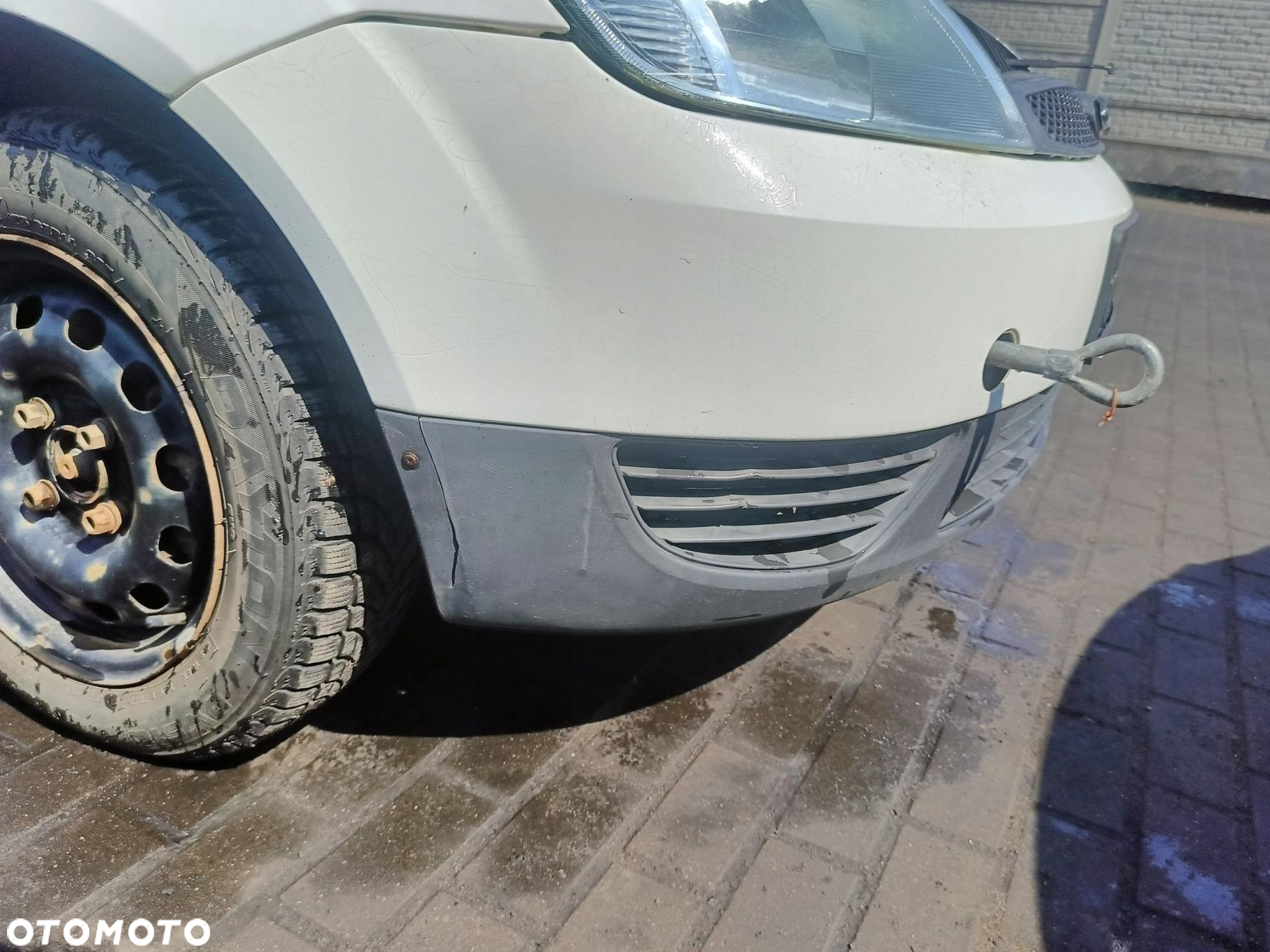 Fiesta MK6 MKVI 02-08 ZDERZAK PRZEDNI PRZÓD kod lakieru Diamond White - 5