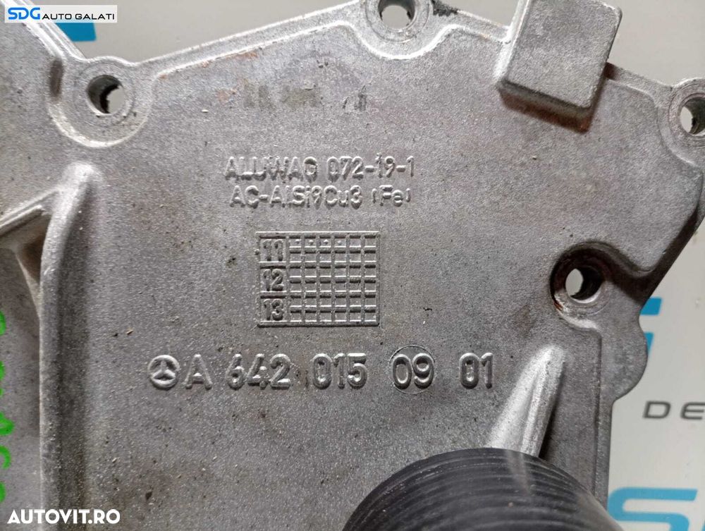 Capac Distributie Motor Vibrochen Arbore Cotit Mercedes Clasa C Class W204 3.0 D 2007 - 2014 Cod A6420150901 [M4645] - 3