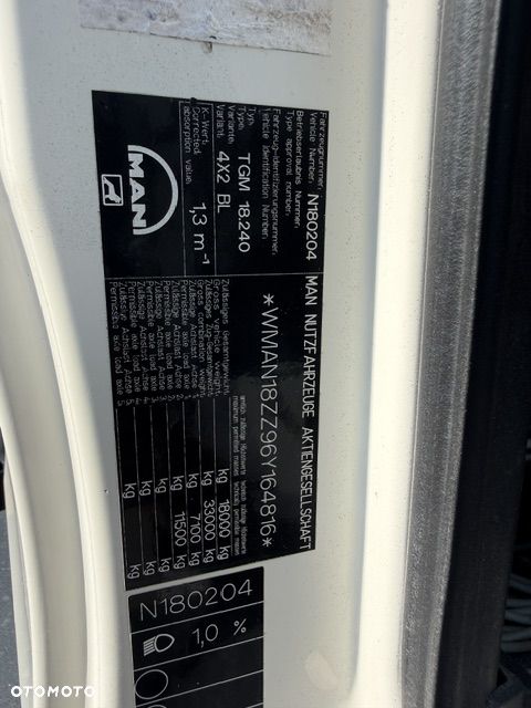 MAN TGM 18.240 HDS HMF 1560 - 12