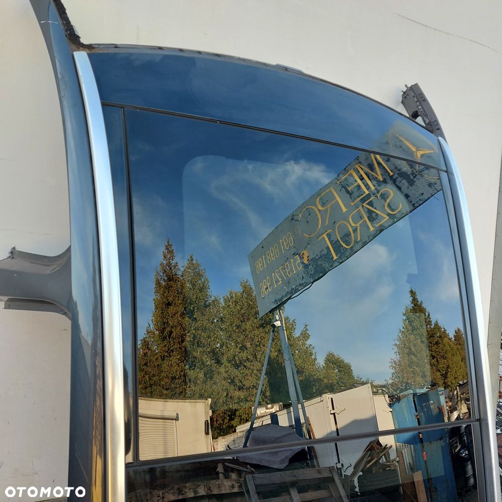 DACH SZYBERDACH PANORAMADACH MERCEDES C W205 COMBI KOMBI ORYGINAL DEMONTAZ CHROM RELING SLUPEK POSZYCIE - 14