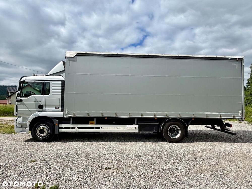 MAN TGM 18.340 / FIRANKA / 20 EURO PALET / SPROWADZONY /  9400 ŁADOWNOŚĆ  / E6 / AUTOMAT / WINDA / - 9