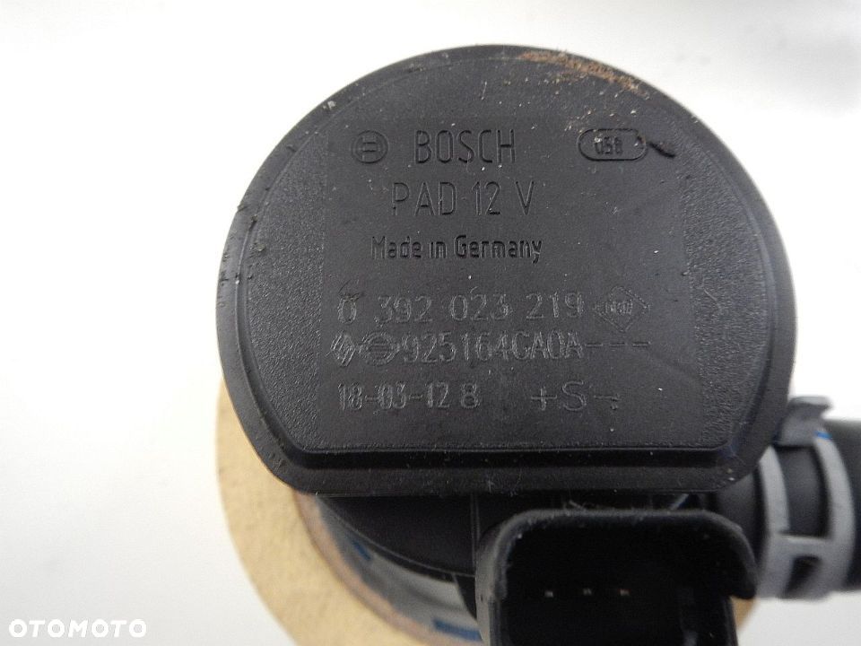 Dodatkowa pompka obiegu wody Master 2,3 Trafic 1,6 DCi Bosch nr 0392023219 - 5