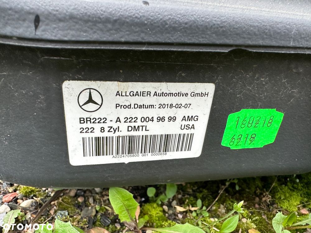 Mercedes S222 maybach x222 c217 zbiornik  pompa paliwa zbiornika  benzyna 63 AMG S63 filtr węglowy wlew - 2