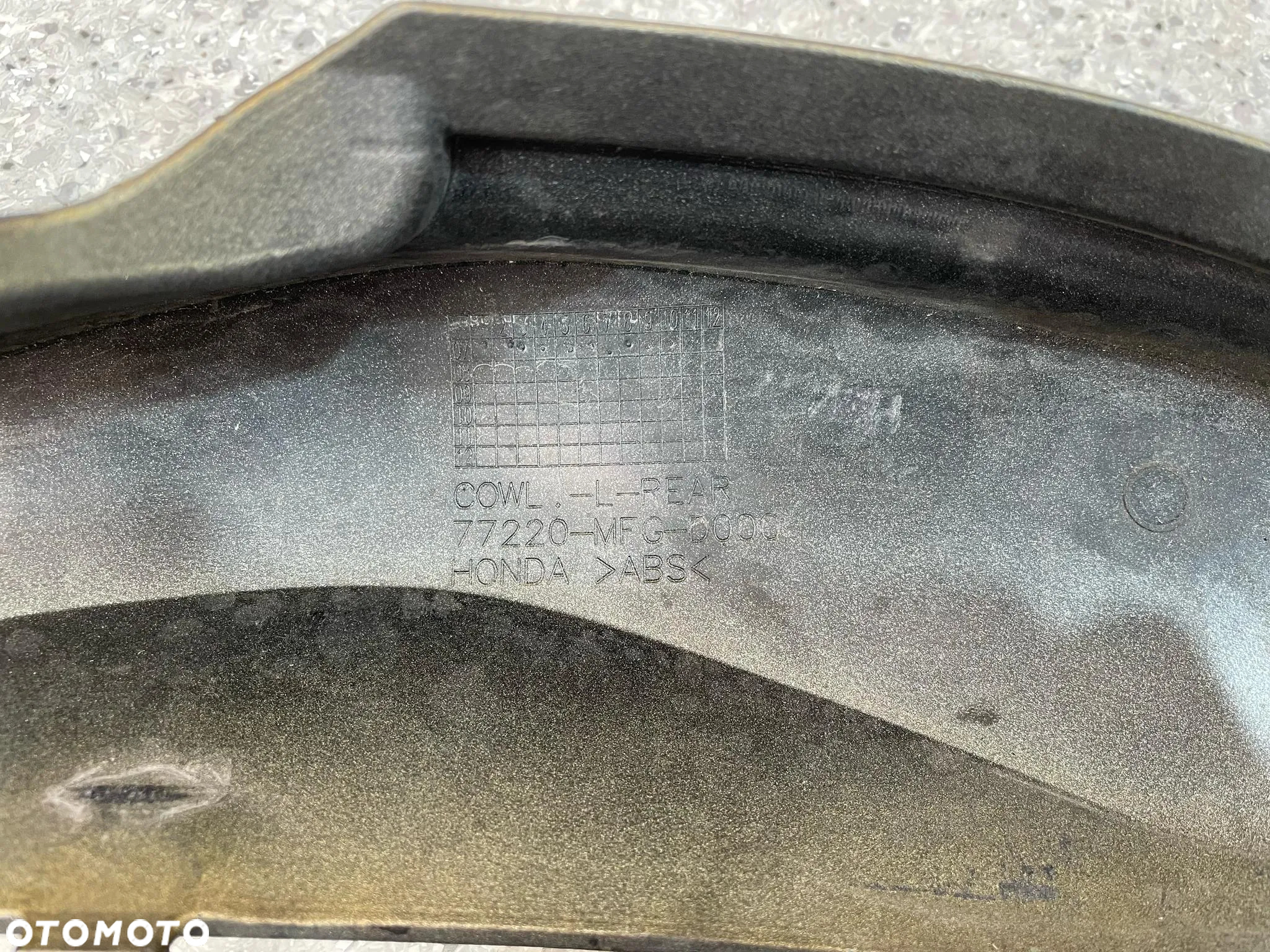 Prawa owiewka plastik Honda Hornet 600 (nr1240) - 13