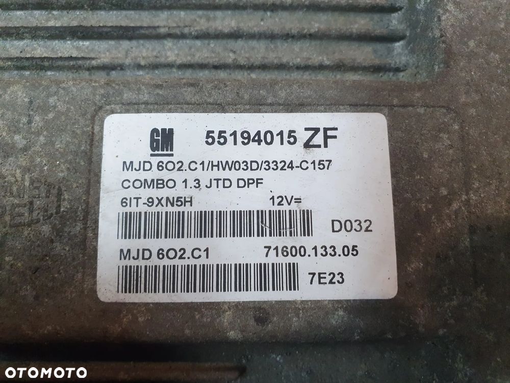 Opel Combo C 1.3 cdti komputer 55194015ZF MJD602.C1 - 2