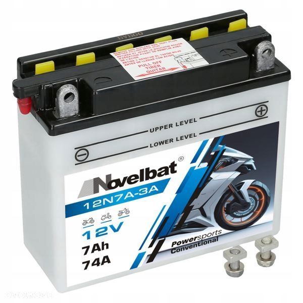 Akumulator Novelbat 12N7A-3A 12V 7Ah 70A 14660132 P - 1