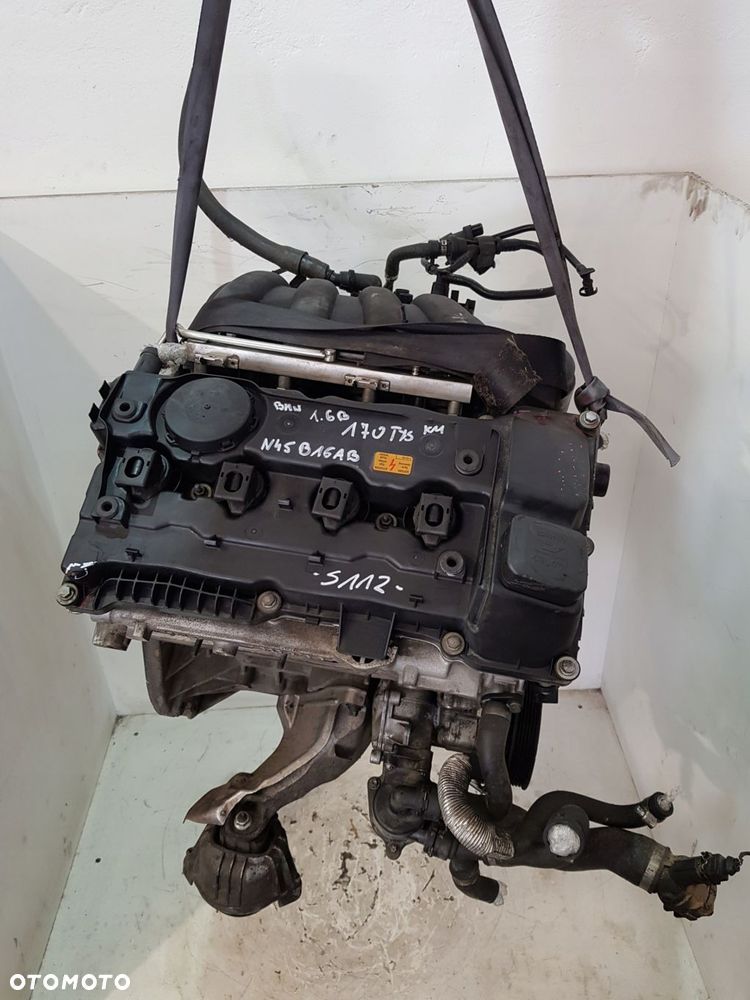 silnik bmw e87 e90 e91 e81 e46 mini 1.6i 16v n45b16ab 170tys km - 1