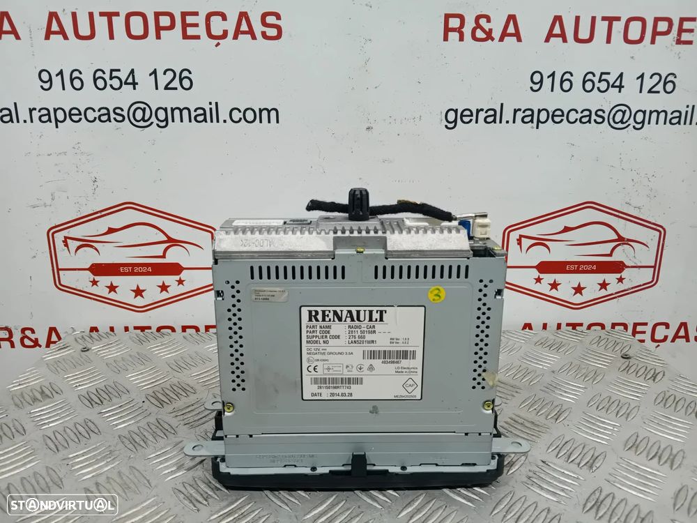 Ecrã de Informaçoes Radio Display Renault Captur Original - 4
