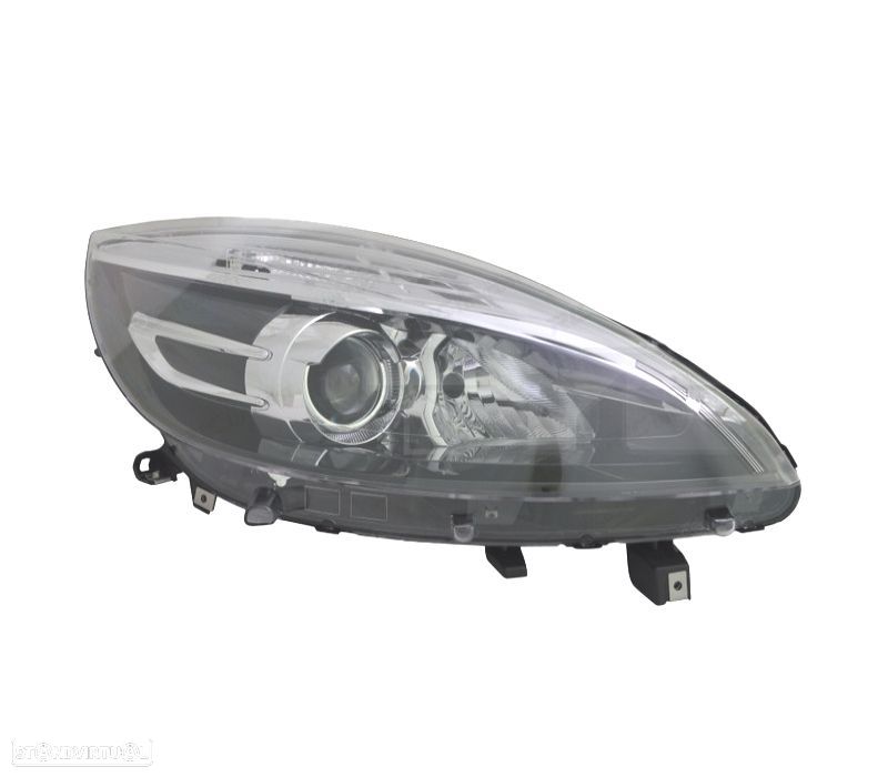 FAROL DIR RENAULT SCENIC III 12-16 FUNDO PRETO - 1