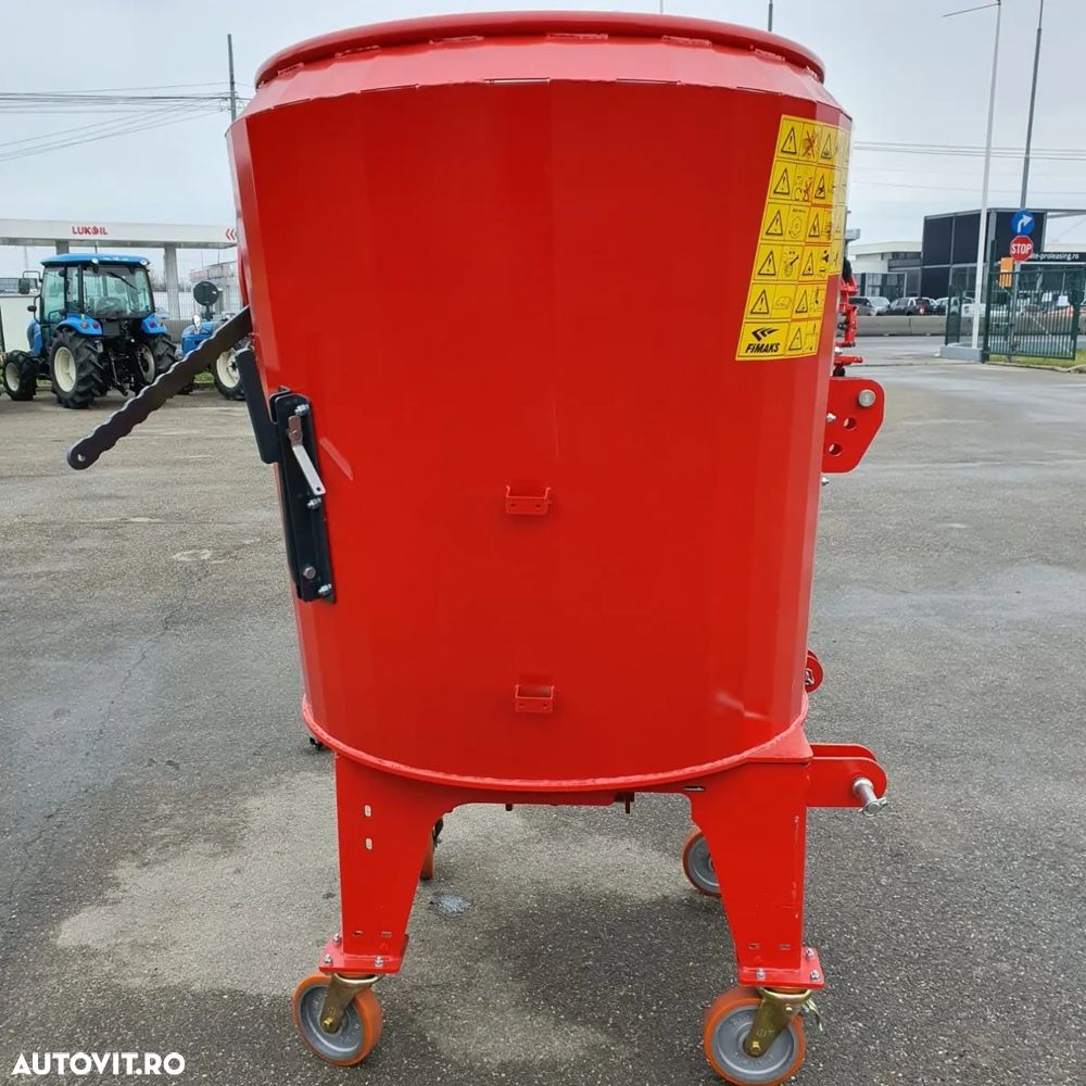 Fimaks Remorca tehnologica verticala purtata Fimaks model FMV 1,5S, 1.5 m3, produs nou, stoc Ploiesti, matricola 2023 - 5