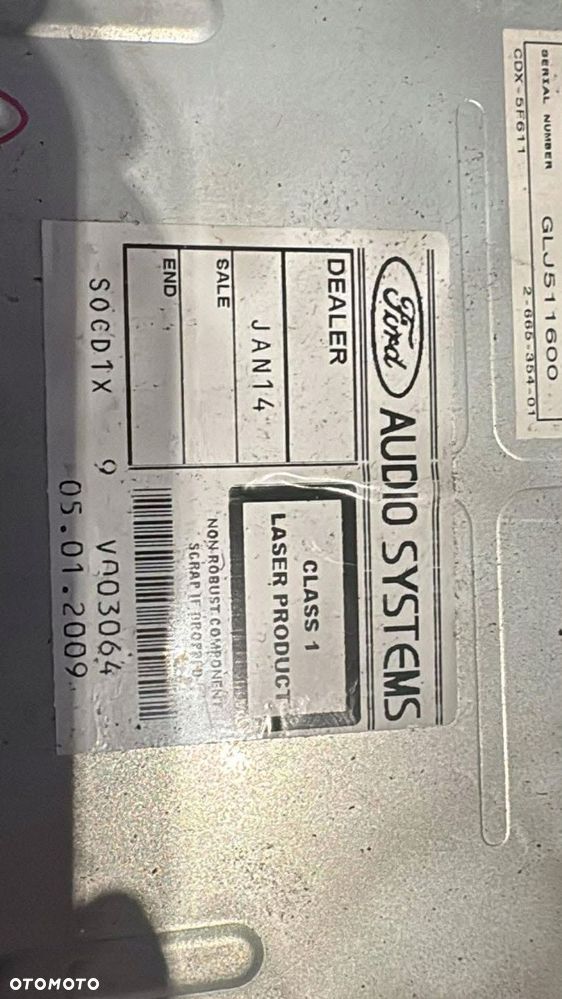 radio sony ford mondeo mk4 s-max mk1 przed lift - 3