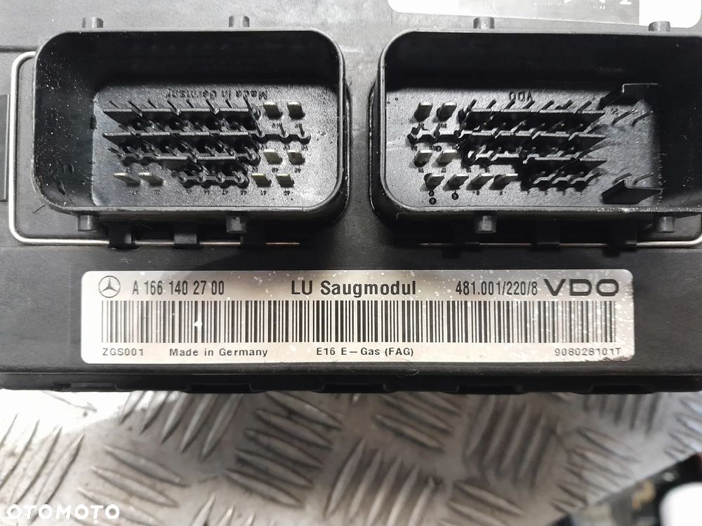 MERCEDES W168 KOMPUTER STEROWNIK SILNIKA A1661402700 - 8