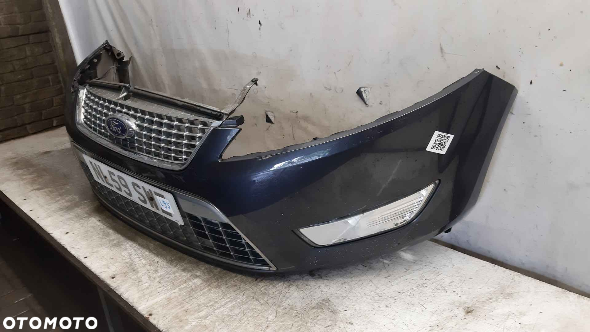 % ZDERZAK PRZÓD PRZEDNI FORD MONDEO MK4 4 IV GRAFIT X6 HALOGENY - 4