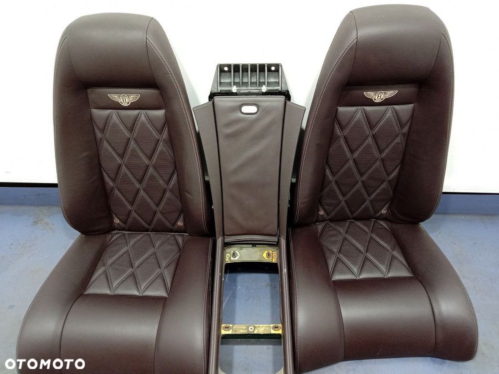 BENTLEY CONTINENTAL GT I 03-  FOTELE TAPICERKA BOCZKI KOMPLET - 3