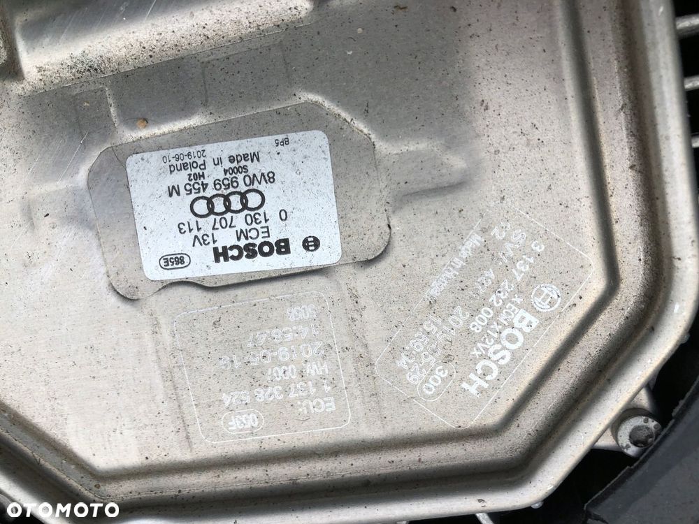 WENTYLATOR CHŁODNICY AUDI VW 8W0121003B 0130707410 - 6