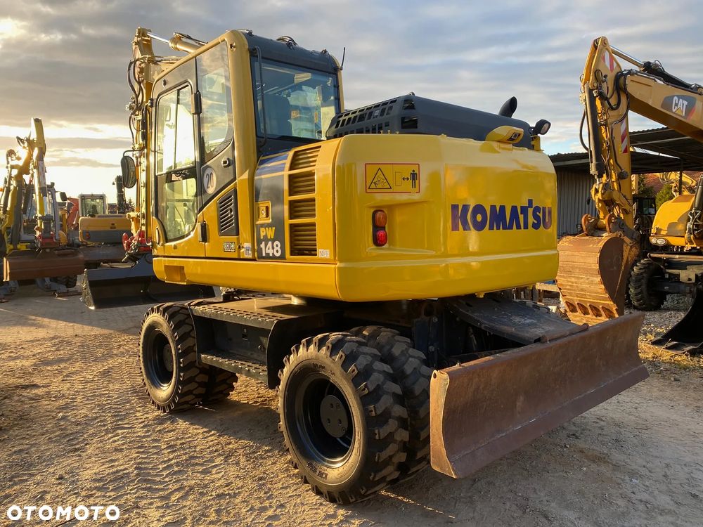 Komatsu PW148 -8, 5300 MTH, 2014 ROK, KRÓTKI TYŁ, Z NIEMIEC, - 4