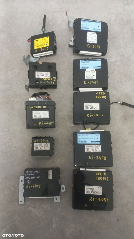 KI-001-> MODUŁY KIA / HYUNDAI MODUŁ DRZWI / BCM / SMART HEY / SKRZYNKA BEZPIECZNIKÓW - 6