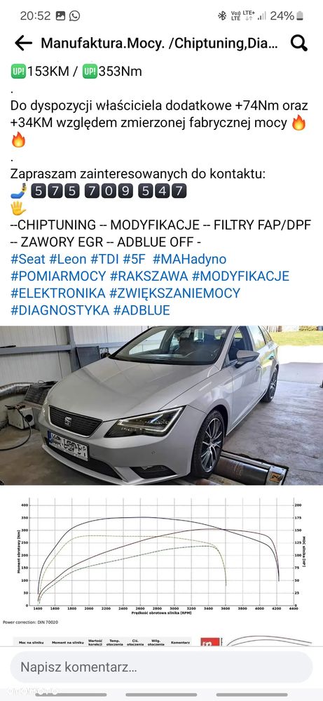 Seat Leon 1.6 TDI Ecomotive Style S&S - 17