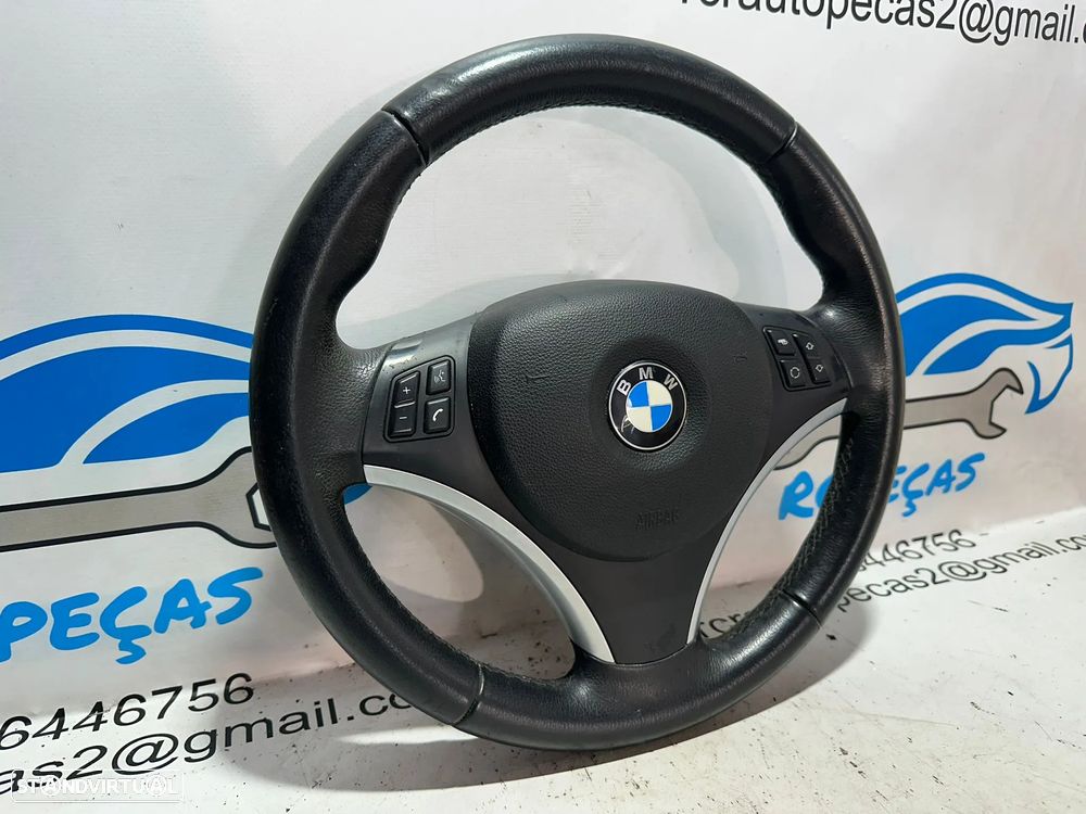 Volante Completo Pele Original Multifunções Comandos BMW Serie 1 3 X1 E83 6769894 - 3