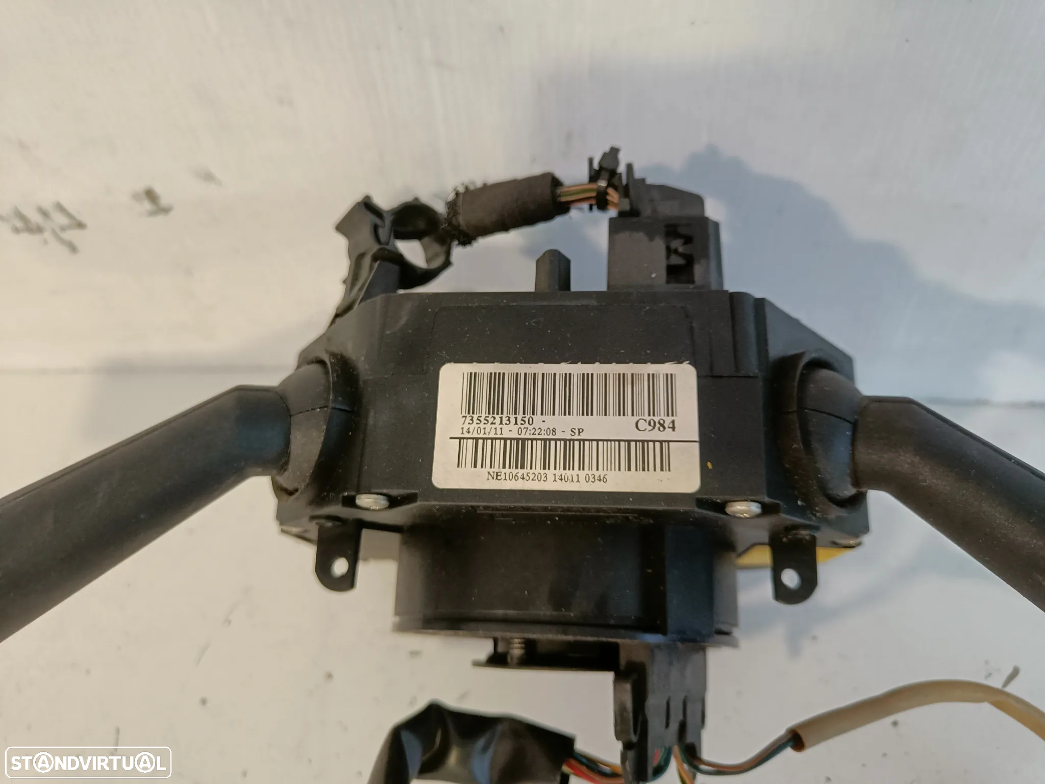Manetes comutador luzes piscas Fiat grande Punto 2009 - 3