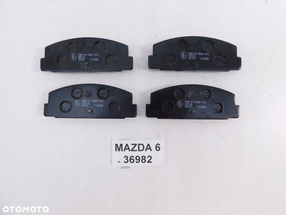 MAZDA 6 2002-2008 KLOCKI HAMULCOWE 90R-011288/015 - 1